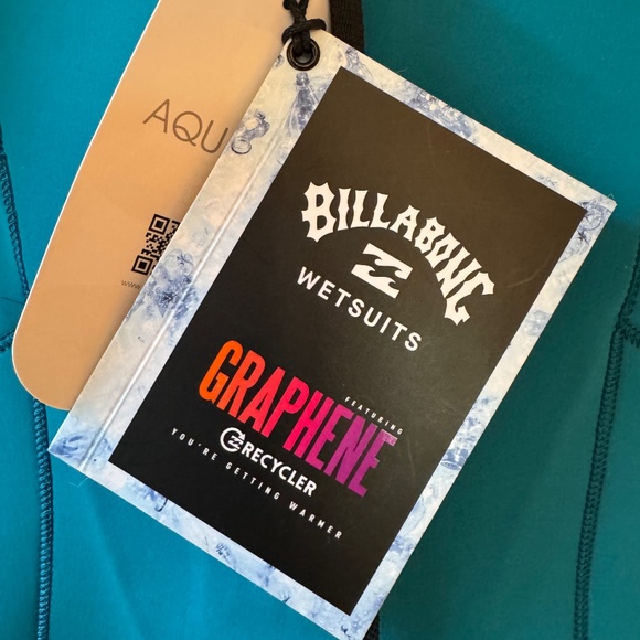 NWT Billabong Women's 'Synergy' 3/2 Neoprene Wetsuit in Blue Lagoon Sz. 6US - Picture 3 of 10